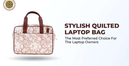 quilted laptop bag